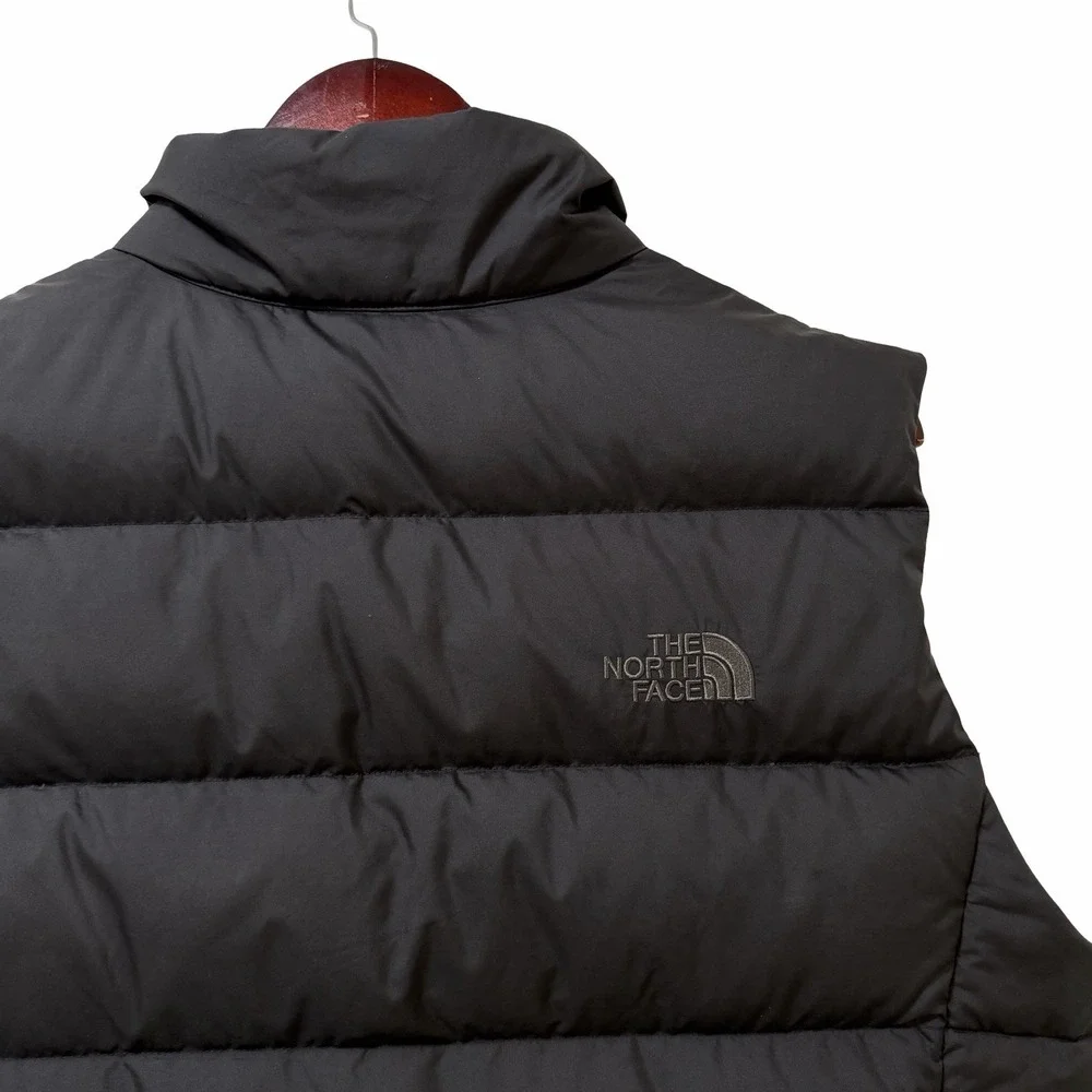 The North Face Mens 550 Down Full Zip Puffer Vest Size M Black